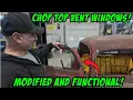Lagu Modifying vent windows to fit a chop top 1948 Mercury pickup!