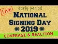 LIVE 2019 COLLEGE FOOTBALL EARLY SIGNING DAY COVERAGE AND REACTION