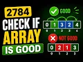 2784 Check if Array is Good Easy Logic Explained