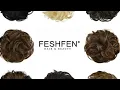 FESHFEN 100 Human Hair Bun Extension