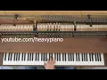 Palace - Live Well piano cover