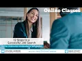 WCPSS Online Classes - 12 Steps to a Successful Job Search