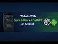 Website With Spck Editor Chatgpt on android spck editor tutorial in hindi