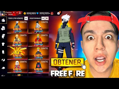 CONSEGUI LA SKIN DE KAKASHI EN FREE FIRE GRATIS?!!