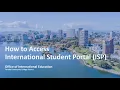 Module 6 02 How to Access International Student Portal ISP