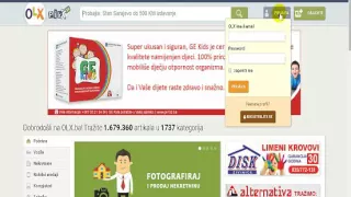 Kako objaviti nesto na OLX ba