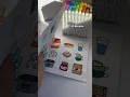 Relaxing colouring art markers