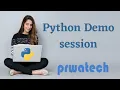 Python Demo Session Python Basics Python Introduction Python Tutorial Prwatech