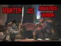 Fighter vs Awakened Daimon SOLO No Dmg No item No periapt Hardmode Dark Arisen DDDA
