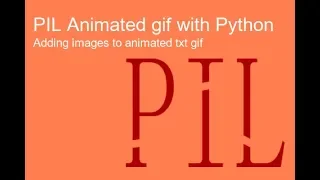 Cartoon animated gif with Python