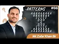 Python Alphabet Pattern Program Symmetric Alphabet Pyramid Explained by Zafar Khan Sir