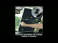 Car Windshield Sun Shade Retractable Sun Shade Durable Suction Cups Easy to Install and Use