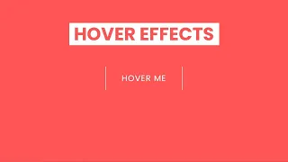 Awesome Button Hover Effects Using HTML CSS 2025
