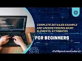 Complete detailed Example and Understanding Basic Elements Attributes FullSpectrumCoders