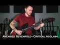Avenged Sevenfold - Critical Acclaim (Guitar Cover + All Solos / One Take)