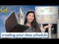 HOW TO SCHEDULE CLASSES AT UC BERKELEY units reserved seats class waitlist schedule planner