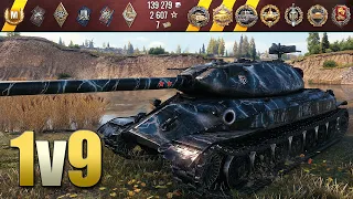 obj 260 pro player alone versus 9 world of tanks