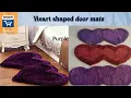 Heart shaped door mats review