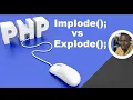 Jifunze Implode na Explode Function za PHP kwa Dakika 15 tu PHP