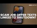 Job recruiting scam texts may be linked to government shutdown according to expert