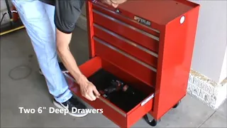 Waterloo Shop Series 5 Drawer Tool Cabinet SCA26514RD F