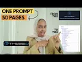 Write A 50 Page Literature Review With Just ONE Prompt ThesisAI
