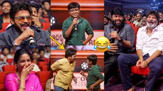 పగలబడి నవ్వుకుంటారు 😂: Child Artist Raja Prajwal Hilarious Fun | Venkatesh | Trivikram | Brahmaji