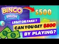 Win 500 by playing bingo Bingo smash review - Is Bingo smash legit