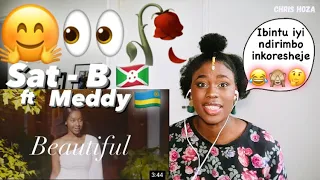 sat b beautiful ft meddy official lyrics visualizer reaction video chris hoza