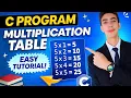 C Program to Generate Multiplication Table of a Given Number