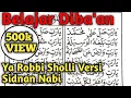 Belajar Sholawat Diba Nadhom Ya Robbi Sholli Versi Sidnan Nabi
