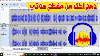 طريقة دمج الاصوات في برنامج          للمبتدئين بالتفصيل دندنها