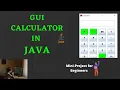 GUI Calculator in JAVA using Eclipse IDE Mini-Project for Beginners Tech Intel