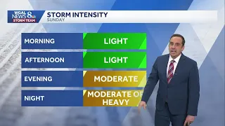 Dry Mild Saturday Snow Likely Sunday Rain May Mix In At Times