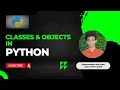 Class Objects Constructors in Python Programming with Pirai Half moon coder