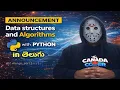 New Course Announcement Data structures and Algorithms using Python course DSA in Telugu