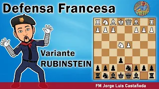 Como jugar la defensa Francesa! Variante Rubinstein!