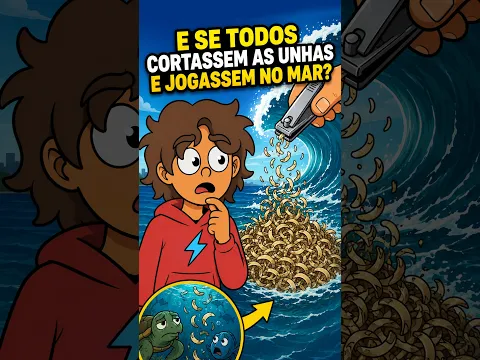 E SE a HUMANIDADE JOGASSE UNHAS no MAR ???