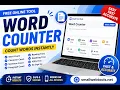 Word Counter Tool Tutorial Count Words Characters Reading Time Free