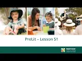 PreLit - Lesson 51