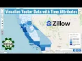 Leafmap Tutorial 105 Visualizing vector data with time attributes
