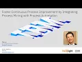 Foster Continuous Process Improvement by Integrating IBM Process Mining with Process Automation