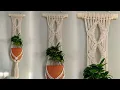 Macrame Wall Plant Hanger New Pattern