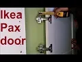 Ikea Pax wardrobe door - assembly and adjustment