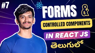 Forms Controlled Components in React in Telugu React Js Full Course part 7
