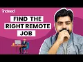 Remote Job Kaise Paayein In 5 Simple Steps ft Lokesh Lalwani - Indeed India