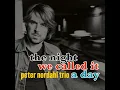 The Night We Called It A Day