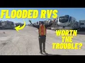 SALTWATER FLOOD RVS CAMPERS FLORIDA COPART WORTH IT