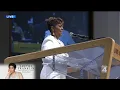 Sabrina Owens reads obituary for her aunt Aretha Franklin