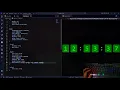 ASMR Programming - Simplest Digital Clock